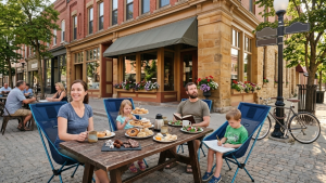 Local food and cafe experience in downtown Stratford Ontario
