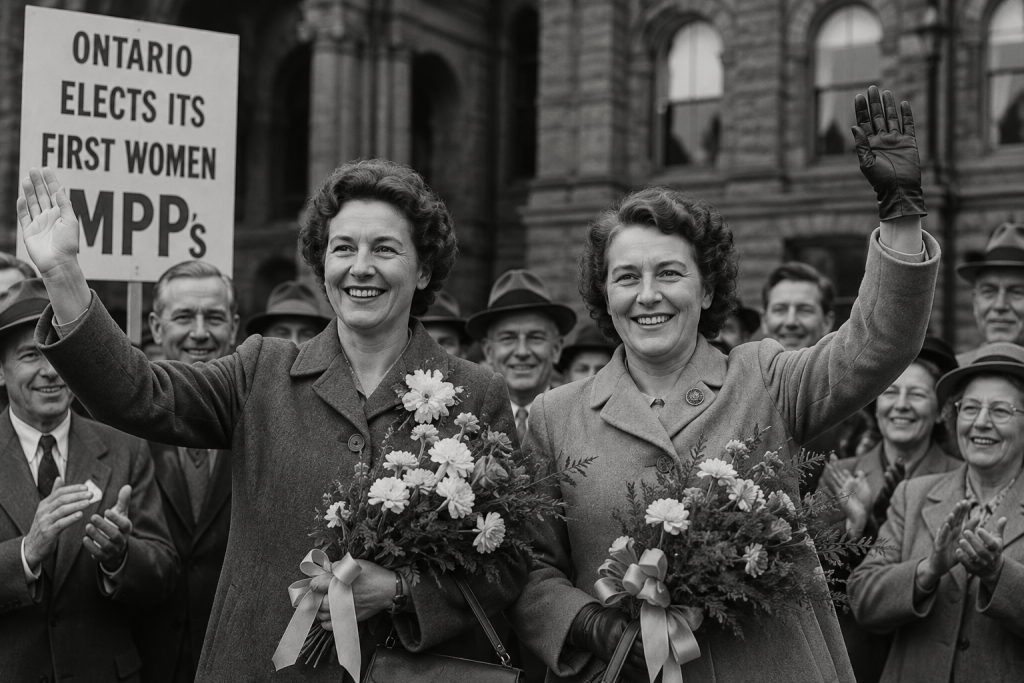 Ontario Elects Its First Women MPPs