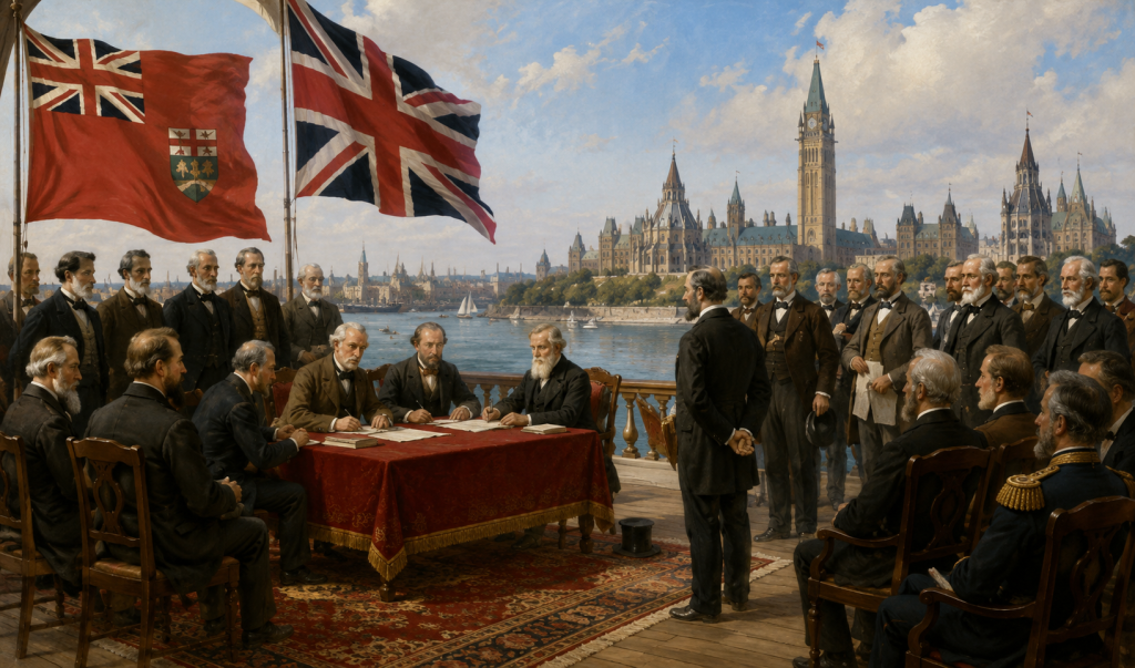 Ontario Joins Canadian Confederation