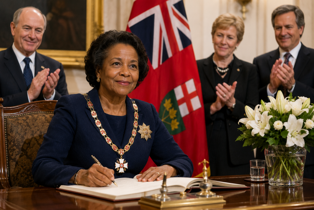 Ontario’s First Female Lieutenant Governor Takes Office